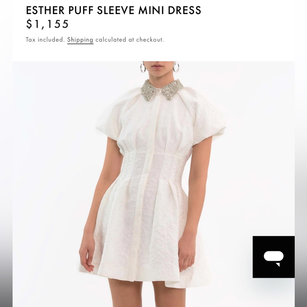 ESTHER PUFF SLEEVE MINI DRESS